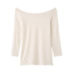 インナーシャツ 肌着 Ｉｔ’ｓモイスティ２ＷＡＹオフショル９分袖 レディース