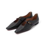 パンプス PELLICO パテントディープカットメリージェーンシューズ