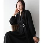 ショッピングシャツワンピース ワンピース カシュクールシャツワンピース
