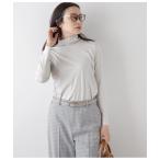 tシャツ コットンスムース タートルネックカットソー レディース