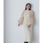 ワンピース チュールカーデ＆ニットワンピセット