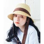 「FREAK'S STORE」 ストローハット ONE SIZE ブラウン レディース