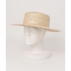 「CAROLINA GLASER」 ストローハット ONE SIZE ベージュ レディース
