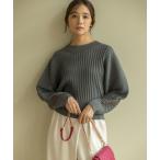 ショッピングドルマン ニット セーター ELENAスパンコールドルマン ニット レディース