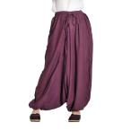 パンツ エスニック無地 サルエルバルーンパンツ レディース メンズ