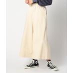 パンツ スーパーストレッチ 裏起毛ワイドパンツ レディース