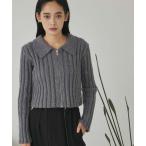 ショッピングスパンコール ニット セーター スパンコールリブニット レディース