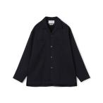 シャツ 2/90ウール オープンカラーシャツ メンズ