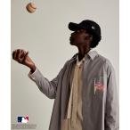  рубашка [MLB COLLECTION BY JUN] команда Logo принт рубашка мужской 