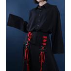 シャツ BIG Cuffs＆Flare Sleeves Design Shirt/ビッグカフス フレアスリーブ デザイン シャツ メンズ レディース