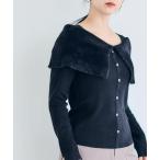 ニット セーター 前後2wayシャギーオフショルニットプルオーバー レディース