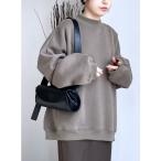 ショッピングスウェット トレーナー スウェット オーバーサイズ裏起毛スウェット レディース