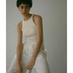 タンクトップ ノースリーブ テレコカップインアメスリタンク レディース