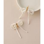  серьги металл аллергия соответствует [ecru] жемчуг лента серьги женский 