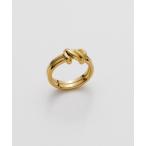 指輪 リング 「 金属アレルギー対応 」 ニュアンスノットリング  サージカルステンレス レディース