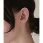 ピアス 「 金属アレルギー対応 」 ビジューサークル ミニピアス サージカルステンレス   (両耳用) レディース