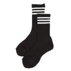 靴下 an meets zakka ラインリブソックス / 靴下 レディース クルーソックス レディース メンズ