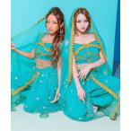 コスプレ コスプレ セクシー プリンセス アラビアン へそ出し セットアップ 3点セット