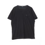 「BURBERRY」 ワンポイント半袖Tシャツ X-LARGE ブラック メンズ