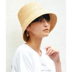 「Settimissimo」 ストローハット FREE ベージュ レディース