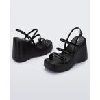 「melissa」 ヒールサンダル 37 ブラック レディース