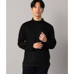 tシャツ ウール天竺 モックネック長袖Tシャツ メンズ