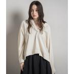 ブラウス シャツ パネル切替ドルマンブラウス「洗濯機で洗える」 レディース