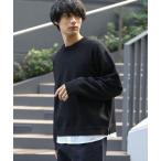 セーター ニット メルティシャツレイヤード/116352 メンズ