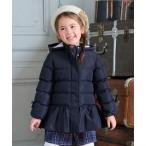 ダウン アウター 「洗濯機OK」中綿リボンコート キッズ 子供服 女の子