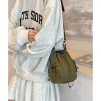 ショルダーバッグ バッグ ドローコード 巾着 ショルダーバッグ レディース