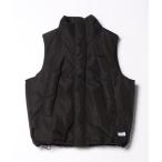 ダウンベスト ベスト DOWN VEST/BANKS JOURNAL(バンクスジャーナル)オーバーサイズナイロン無地ダウンベスト メンズ レディース