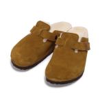 サンダル ビルケンシュトック 1001141 Boston Shearling LEVE Mink LAF narrow ボストン ボア レディース
