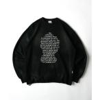 トレーナー スウェット DRAW CODE PHONTO LOGOSWEAT/ドローコードフォントロゴスウェット メンズ レディース
