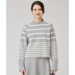 ニット セーター ウールミラノボーダー ニット レディース