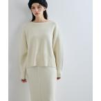 ニット セーター 「セットアップ対応」もちっとニットミラノリブプルオーバー レディース