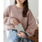 ニット セーター 「WEB限定」スパンコールショートプルオーバー レディース