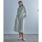 ワンピース ウールフラノ シャツドレス