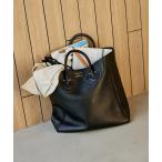 トートバッグ YOUNG&OLSEN The DRYGOODS STORE/ヤングアンドオルセン EMBOSSED LEATHER TOTE M/エン