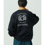 トレーナー スウェット 限定展開 ビッグシルエット バックプリント クルーネックスウェット/Love Unites Tiger メンズ