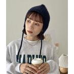 ニット帽 ニットキャップ ニットイヤーフラップビーニー レディース