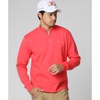 t рубашка [GOLF] половина Zip длинный рукав mok шея мужской 