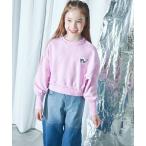 トレーナー 「PAIRMANON COEUR」裏毛 クロップド トレーナー キッズ 子供服 女の子