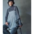 キャミソール ギャザーチュールチュニック