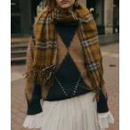 マフラー ストール タータンチェックストール レディース