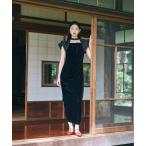 ドレス ドレープベロアドレス / drape velour dress