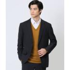  повседневный костюм [ стрейч омыватель bru]taka кий Woolen Tec On 2 кнопка жакет организация темно-синий ( выставить возможность ) мужской 