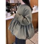  футболка тренировочный [ZOZOTOWN ограничение ] обратная сторона ворсистый pe слива тренировочный тянуть over женский 