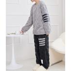 パジャマ ルームウェア 立体 チェック バイカラー ふわもこ ルームウエア レディース