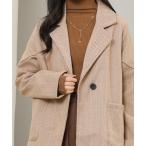  пальто Пальто Честерфилд "в елочку" рисунок толстый выполненный в строгом стиле средний пальто женский 