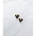 ピアス モノトーンハートピアス レディース